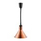 DY463 Conical Retractable Heat Shade Copper Finish