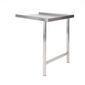 T65ENR 650(W) x 650(D)mm Right Hand Entry Table For Classeq Passthrough Dishwashers