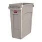 DY112 Slim Jim Container With Venting Channels Beige 60Ltr