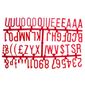 CZ612 31mm Letter Set (390 characters) Red