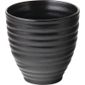 Tribeca GM043 Chip Pots Ebony 310ml (Pack of 6)
