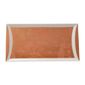 Crushed Velvet FE111 Copper Rectangular Tray 320x160mm (Pack of 6)