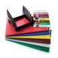EC138 Low Density Chopping Boards 450x300x12mm With Wall Chart & Rack (Pack of 8)