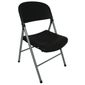 CE693 Foldaway Utility Chairs Black (Pack of 2)