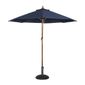 GG497 Round Parasol 3m Diameter Navy Blue