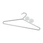 DP918 Chrome Plated Steel Hangers with Tags (Pack of 50)