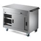 Panther P8P3 1205mm Wide Mobile Hot Cupboard With Plain Top
