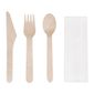 DF422 Wooden Cutlery Meal Pack (Pack of 250)