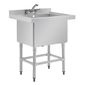 CE141 770w x 600d mm Stainless Steel Single Deep Pot Sink