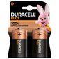 CH293 DuracellPlus D Batteries (Pack of 2)