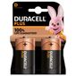 Plus D 1.5V Alkaline Batteries (Pack of 2)