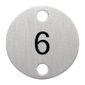 DY771 Table Numbers Silver (6-10)