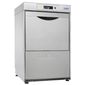 G400 DUO WS 400mm 16 Pint Undercounter Glasswasher With Drain Pump And Integral Water Softener - 13 Amp Plug in