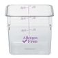 2SFSCW441 Allergen-Free Square Storage Container 1.9 Ltr