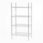 HEF703 1200w x 600d mm Chrome Wire Shelves 4 Tier