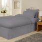 Spectrum HB645 Fitted Sheet Grey Small Double