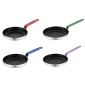 Platinum Plus SA798 Aluminium Non-Stick Teflon Colour Coded Frying Pan Set 200mm (Pack of 4)