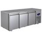 Blu BPETM3 Heavy Duty 428 Ltr 3 Door Stainless Steel Refrigerated Prep Counter