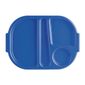 Kristallon DL129 Small Polypropylene Compartment Food Trays Blue 321mm