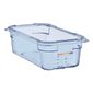 GP575 ABS Food Storage Container Blue GN 1/4 100mm