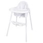 CY599 Stainless Steel High Chair White