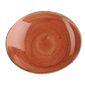 CY966 Oval Coupe Plate Orange 192mm