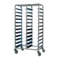 DP293 Stainless Steel Clearing Trolley 24 Shelves