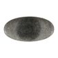 Studio Prints Raku DY213 Oval Plates Quartz Black 347mm