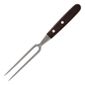 C649 Wooden Handled Carving Fork Brown 6"