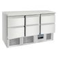 HEF960 Medium Duty 380 Ltr 6 Drawer Stainless Steel Refrigerated Prep Counter