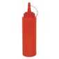 K157 Red Squeeze Sauce Bottle 24oz