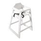 DL833 Wooden High Chair Antique White