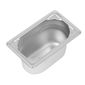 DW454 Heavy Duty Stainless Steel 1/9 Gastronorm Tray 100mm