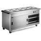 Panther P8B5 1855mm Wide Mobile Hot Cupboard With Bain Marie Top