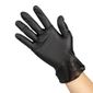 FJ748-M Powder-Free Vinyl Gloves Black Medium (Pack of 100)