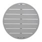 FX038 Aluminium Round Table Top Light Grey 580mm