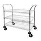CC432 Chrome 3 Tier Wire Mobile Clearing Trolley