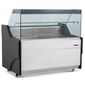 BFG130WH 1340mm Wide Flat Glass Serve Over Counter Display Fridge