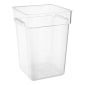 HY406 Polycarbonate Square Measuring Container 20Ltr