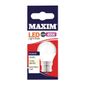 FW514 Maxim LED Round BC Cool White Light Bulb 6W/40W