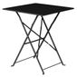 GK989 Perth Black Pavement Style Steel Table Square 600mm