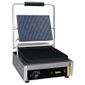 DM903 Electric Bistro Single Contact Panini Grill - Ribbed Top & Bottom
