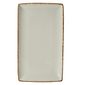 VV767 Brown Dapple Rectangle Three Plates  (Pack of 6)