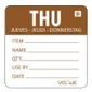 GH354 Dissolvable Day of the Week Labels Thursday (Pack of 250)