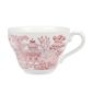 Vintage Prints GL474 Willow Georgian Teacup Cranberry 200ml (Pack of 12)