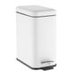 HT475 Washroom Pedal Bin White 5Ltr