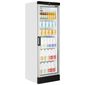 FS1380 358 Ltr Upright Single Glass Door White Display Fridge