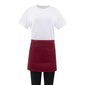 BB177 Waist Bistro Apron Burgundy