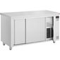 HCP14 1390mm Wide Mobile Hot Cupboard With Plain Top