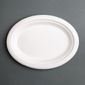 FC535 Bagasse Oval Plates 316mm (Pack of 50)